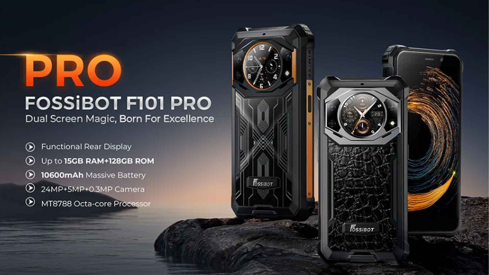Fossibot F101 Pro review, Fossibot F101 Pro specs, Fossibot F101 Pro features, Fossibot F101 Pro price, Fossibot F101 Pro rugged phone, best rugged phone
